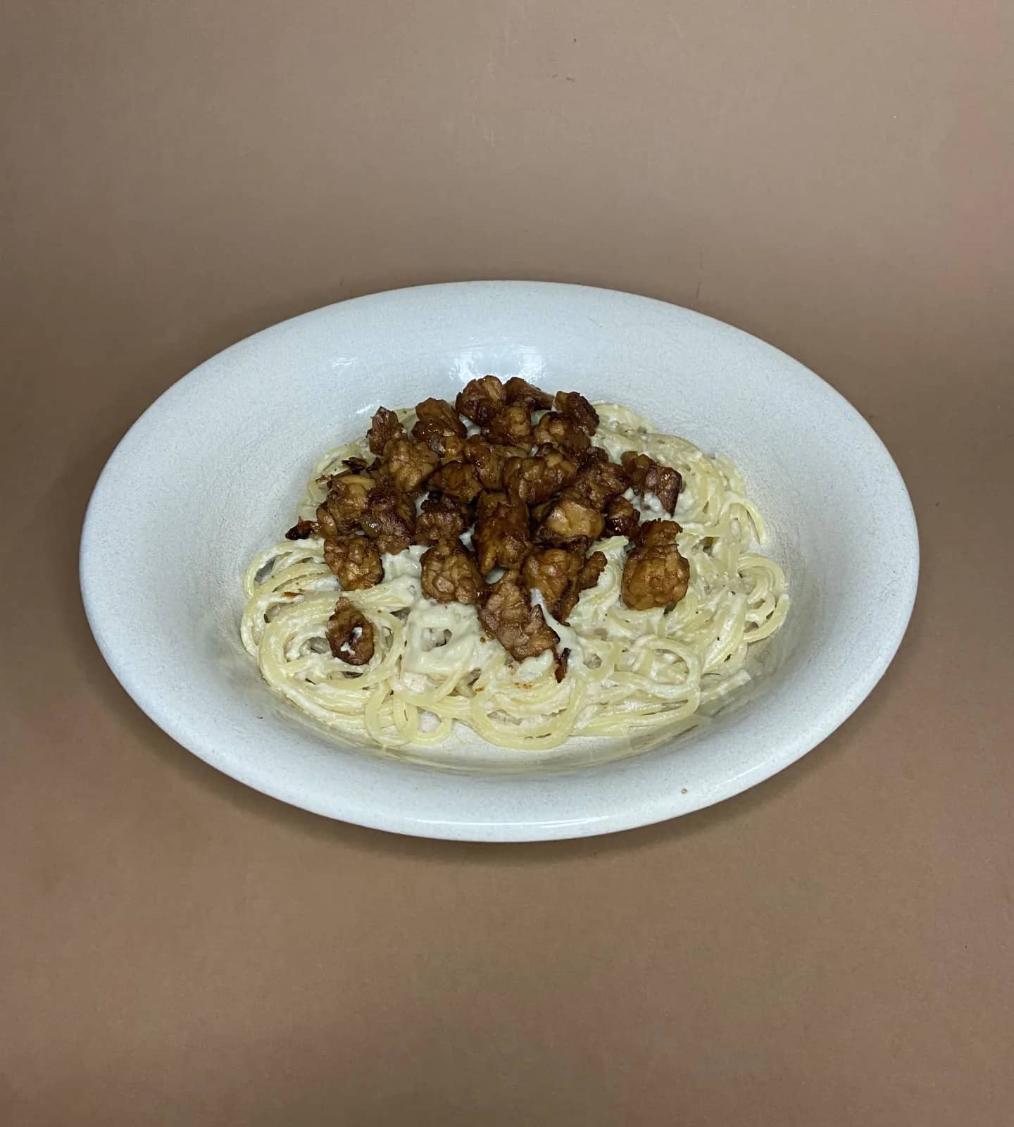 Carbonara de Tempeh