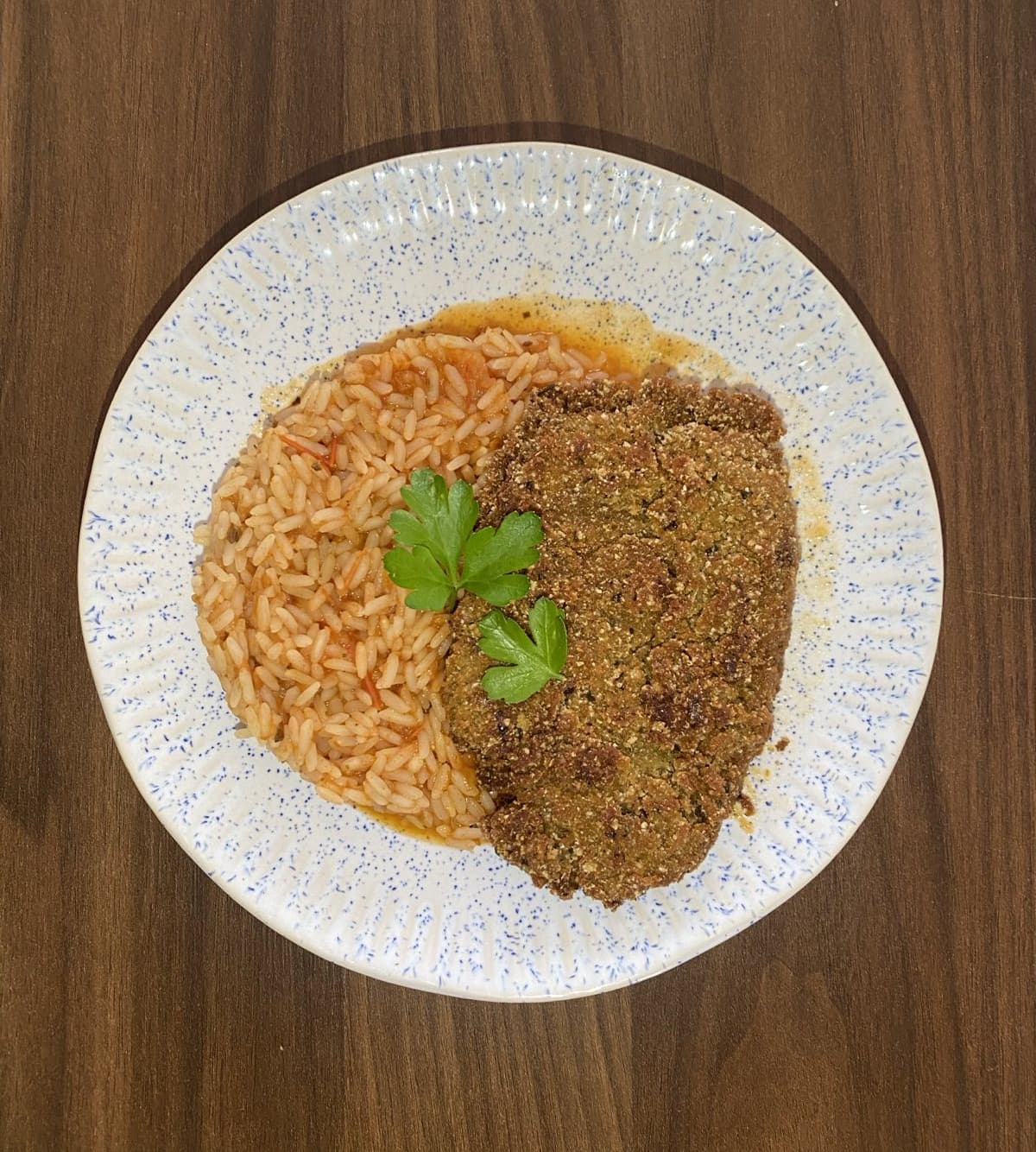 Arroz de Tomate com Panados