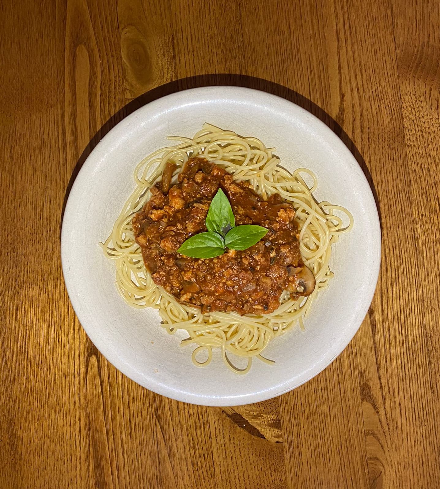 Crispy Tofu Bolognese