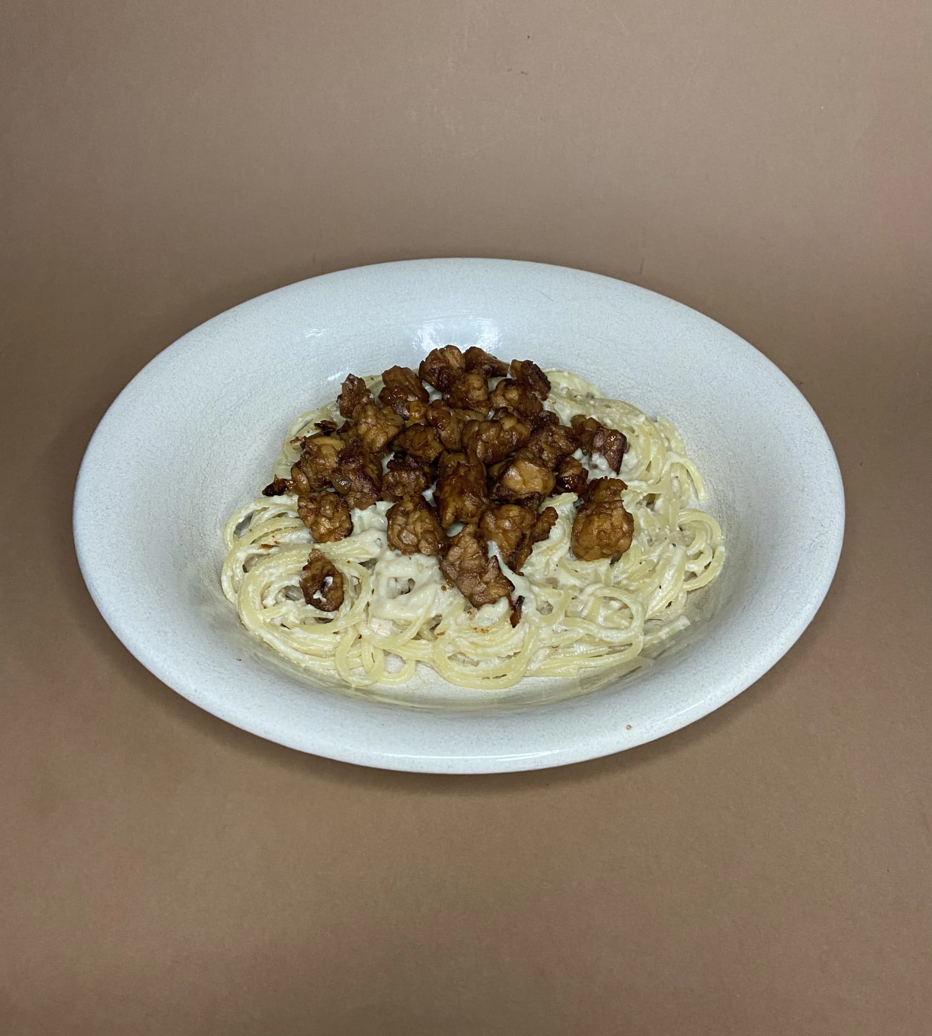 Tempeh Carbonara