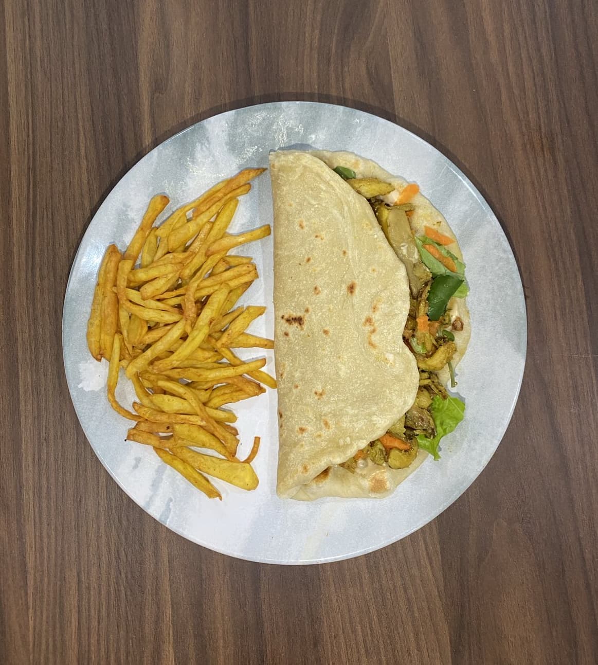 Jackfruit/Pleurotus Kebab