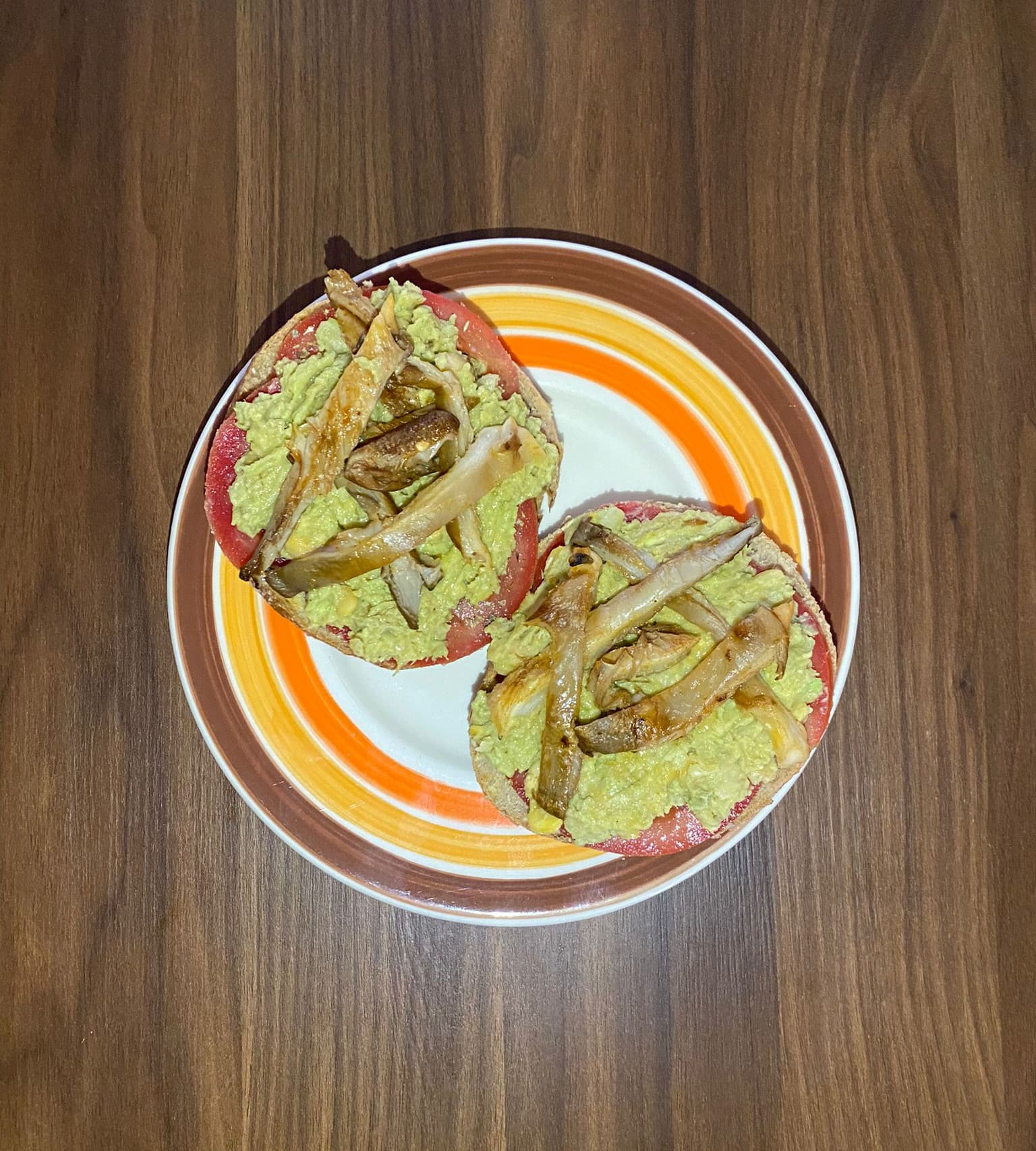 Avocado and Mushroom Toast