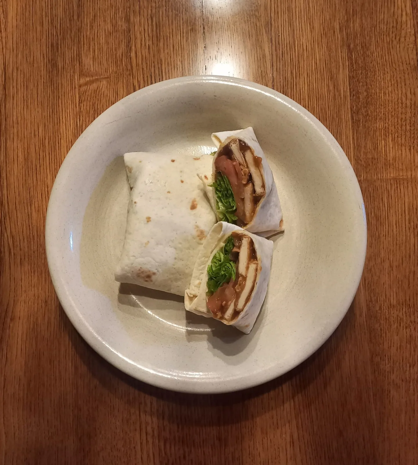 Wraps com Tofu Asiático (sticky)